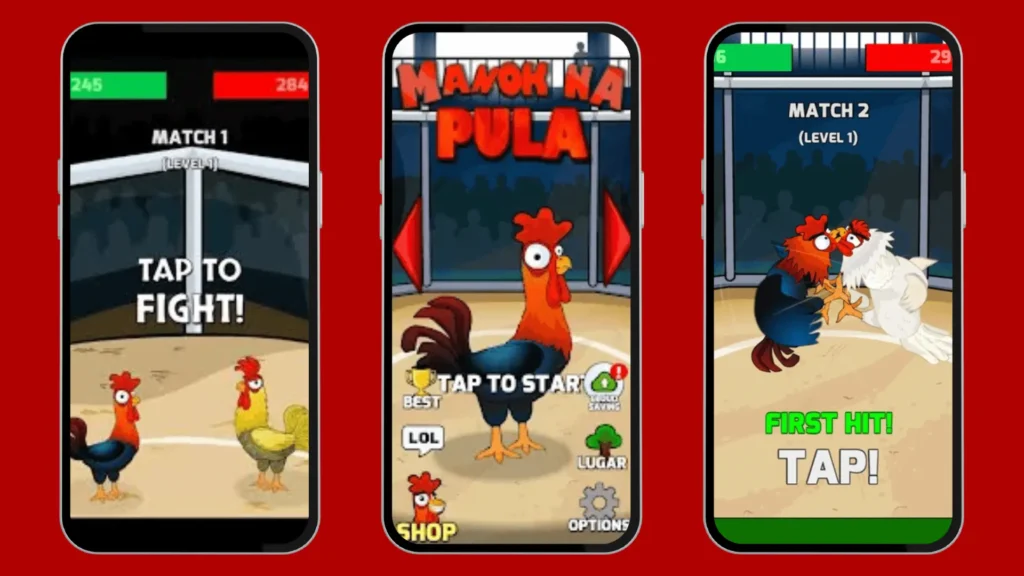Manok Na Pula gameplay on iOS devices
